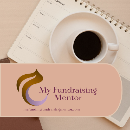 My fundraising mentor, logo